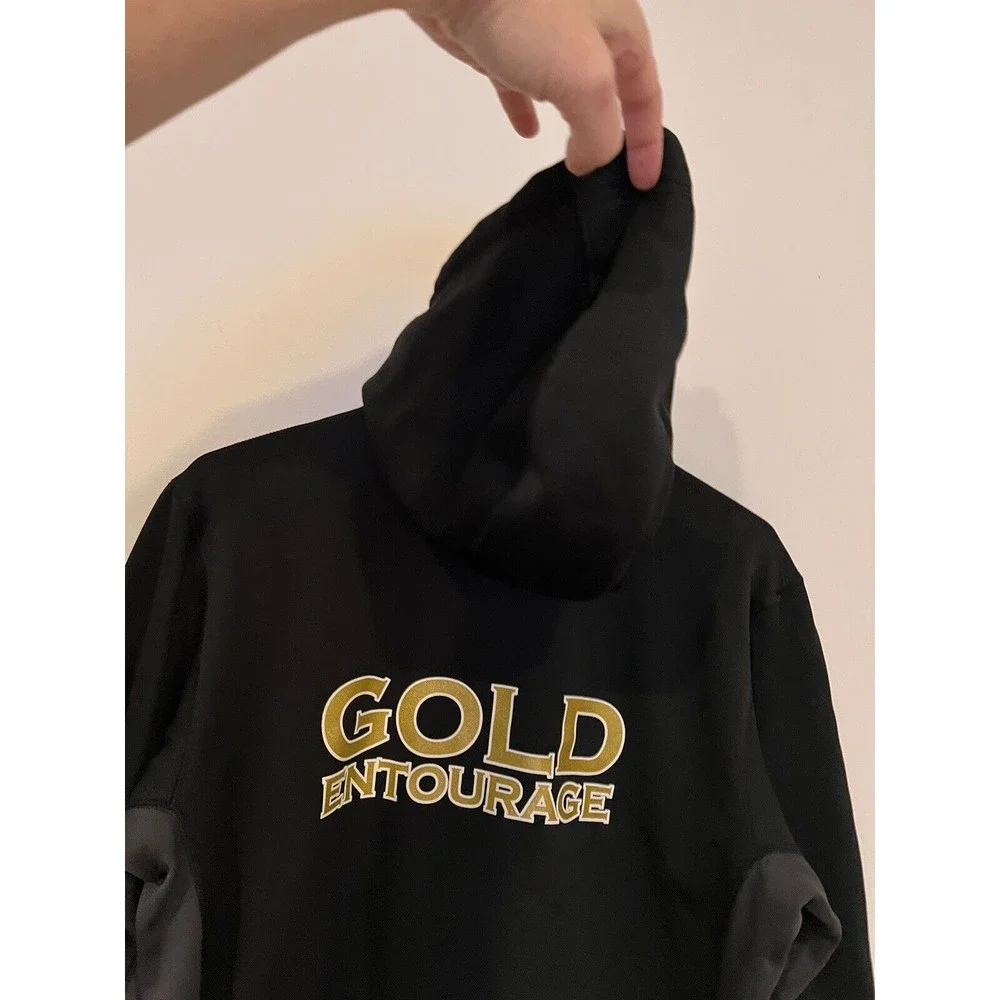 NEW MEN’S NIKE THERMA-FIT HOODIE SWEATSHIRT BLACK WORLD CUP NWT - Picture 5 of 10